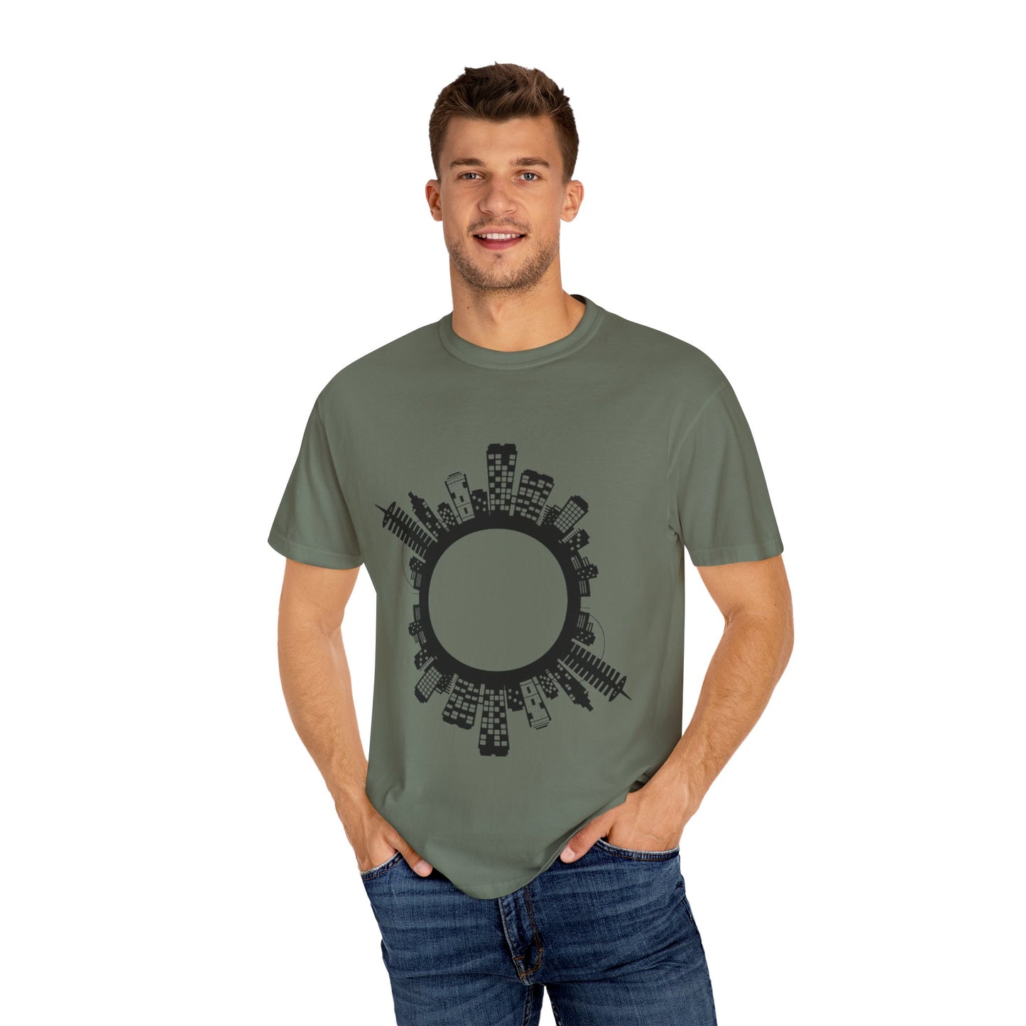 City Skyline Graphic Unisex T-Shirt – Casual Urban Wear