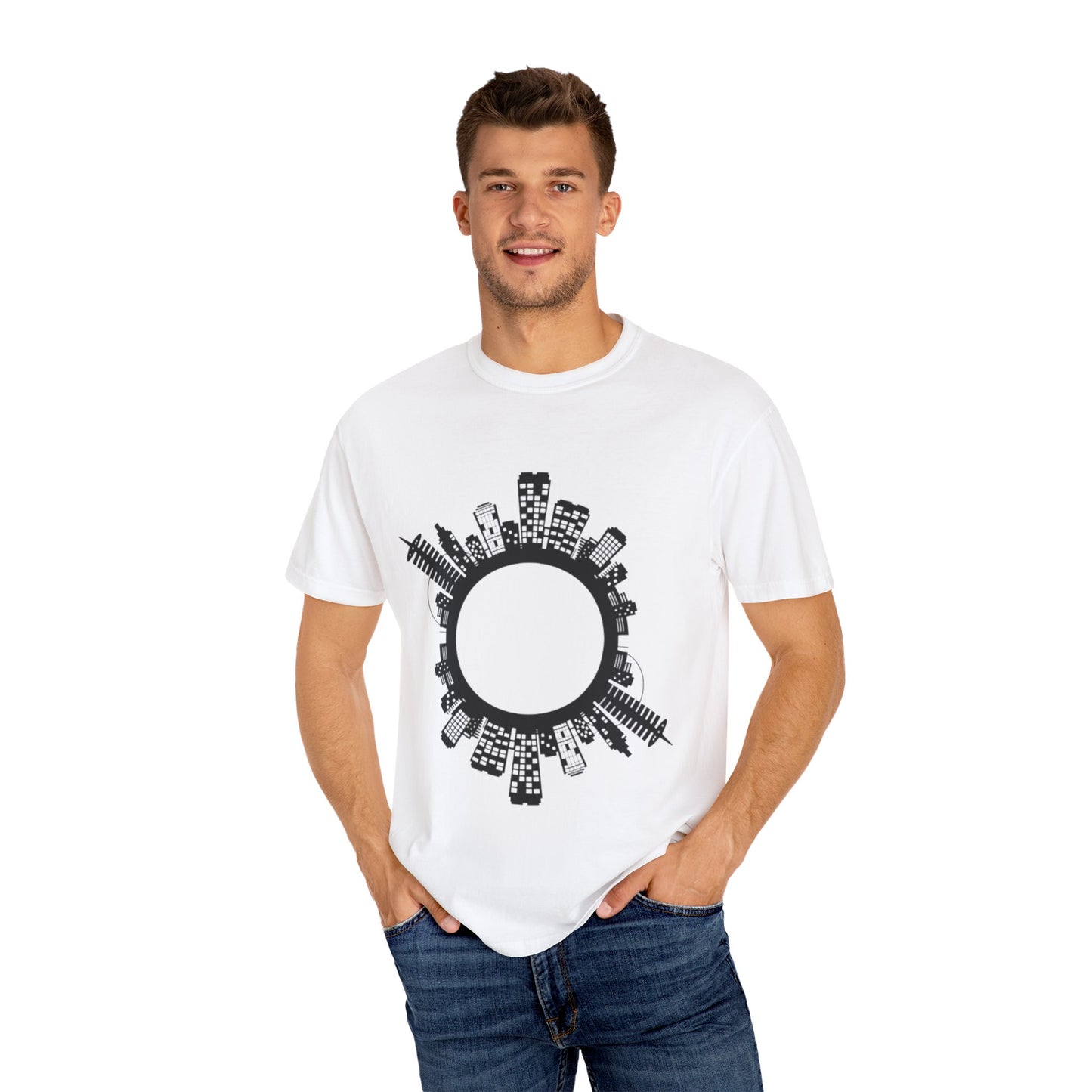 City Skyline Graphic Unisex T-Shirt – Casual Urban Wear