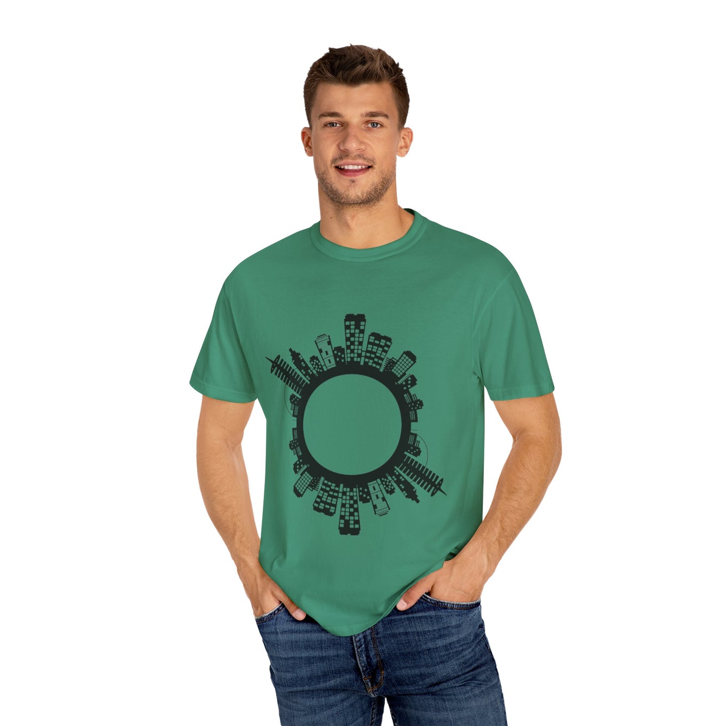 City Skyline Graphic Unisex T-Shirt – Casual Urban Wear