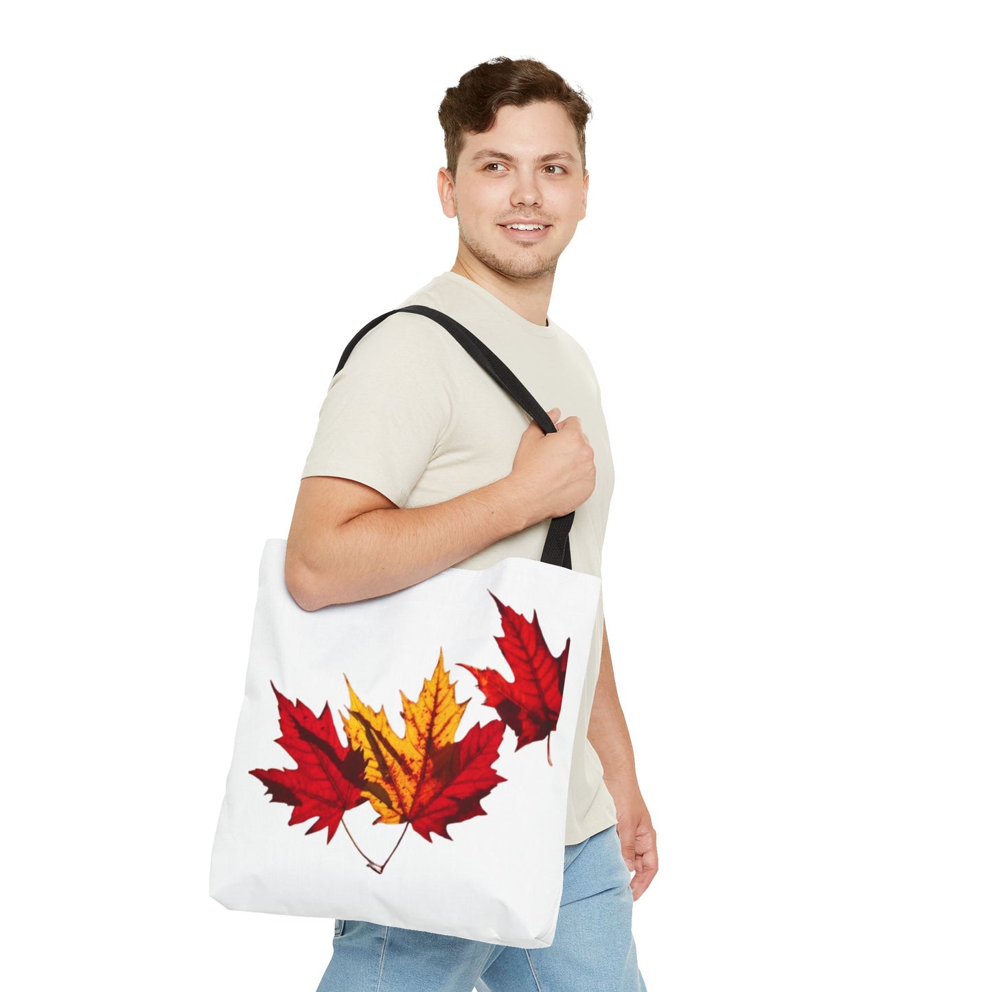 Autumn Leaves Shopping Bag - Stylish Fall Accessory for Everyday Use