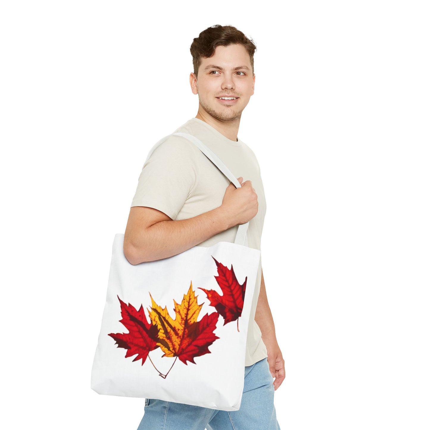 Autumn Leaves Shopping Bag - Stylish Fall Accessory for Everyday Use