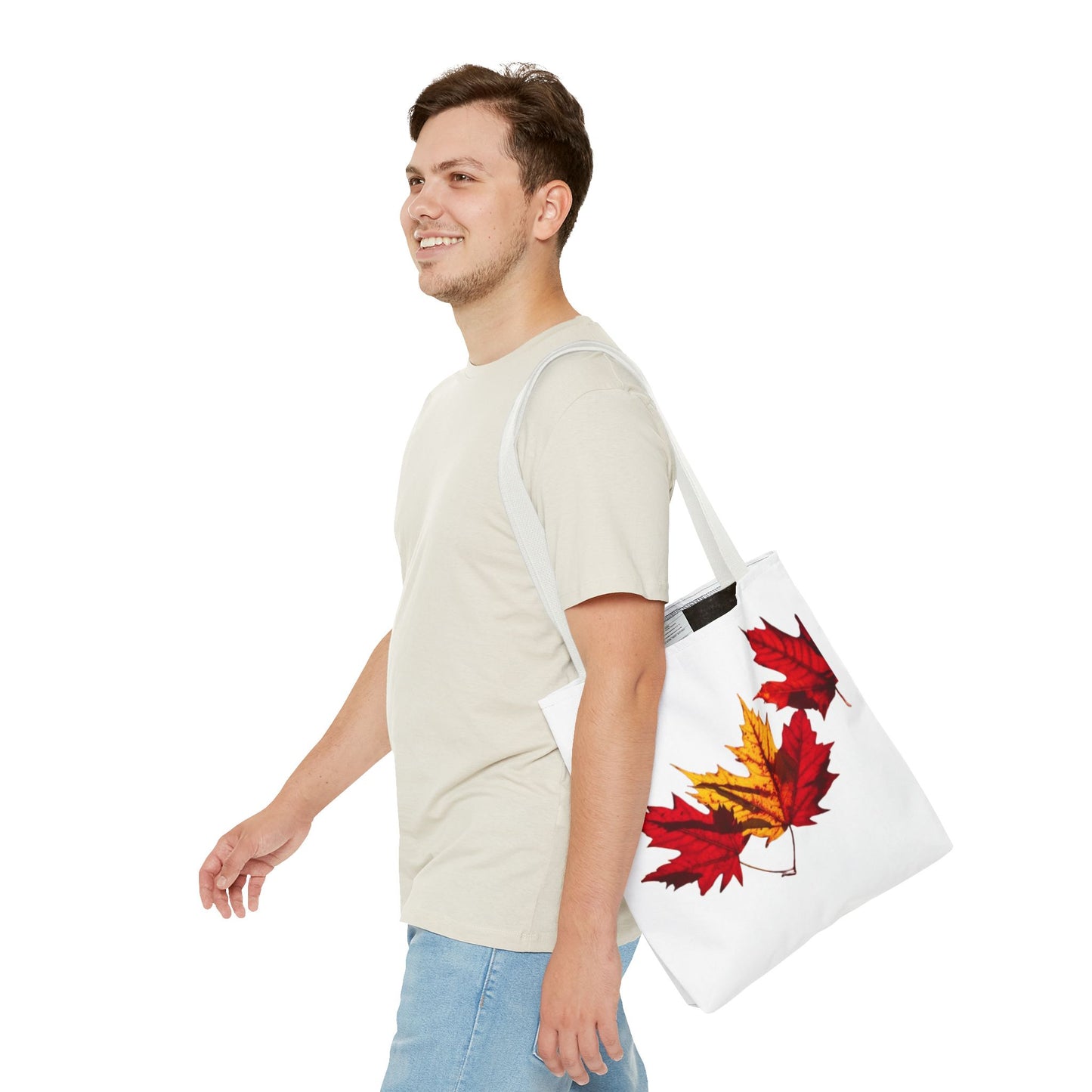 Autumn Leaves Shopping Bag - Stylish Fall Accessory for Everyday Use