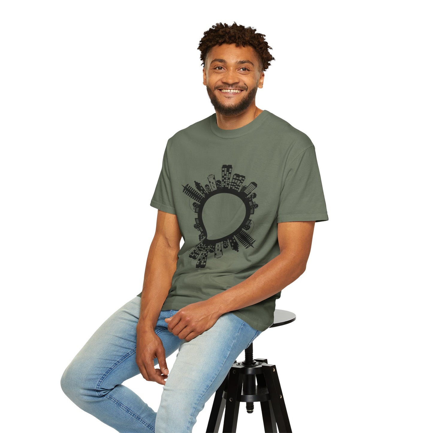 City Skyline Graphic Unisex T-Shirt – Casual Urban Wear